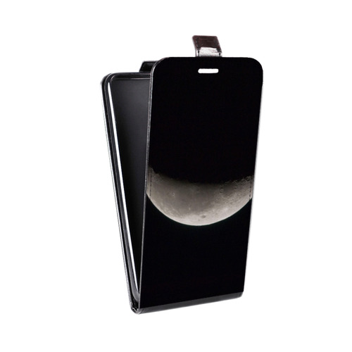 Дизайнерский вертикальный чехол-книжка для Microsoft Lumia 430 Dual SIM Луна