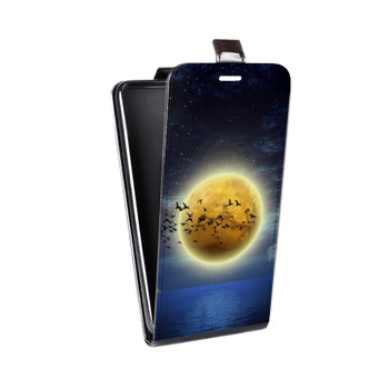 Дизайнерский вертикальный чехол-книжка для Huawei Honor 8s Луна (на заказ)