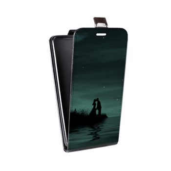 Дизайнерский вертикальный чехол-книжка для OnePlus 5 Луна (на заказ)