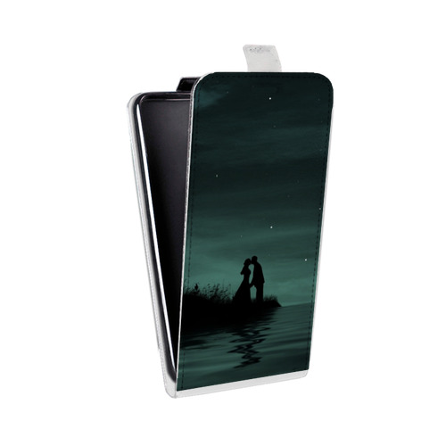 Дизайнерский вертикальный чехол-книжка для ASUS ZenFone 4 Selfie Луна