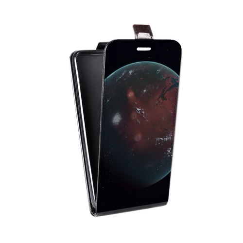 Дизайнерский вертикальный чехол-книжка для LG G4 Stylus Марс
