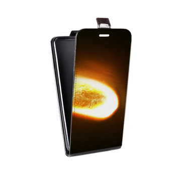 Дизайнерский вертикальный чехол-книжка для Huawei P30 Pro Астероид (на заказ)