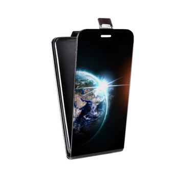 Дизайнерский вертикальный чехол-книжка для Samsung Galaxy S5 (Duos) Астероид (на заказ)