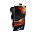 Дизайнерский вертикальный чехол-книжка для Asus ZenFone 3 5.2 Астероид