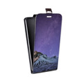 Дизайнерский вертикальный чехол-книжка для Huawei Honor 6 Plus Млечный путь