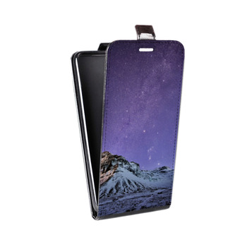 Дизайнерский вертикальный чехол-книжка для Samsung Galaxy S6 Edge Млечный путь (на заказ)