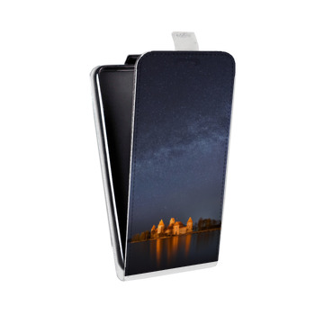 Дизайнерский вертикальный чехол-книжка для Iphone Xs Max Млечный путь (на заказ)