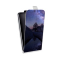 Дизайнерский вертикальный чехол-книжка для HTC One A9S Млечный путь