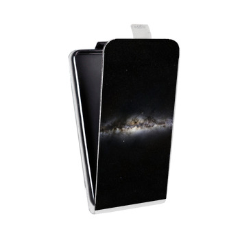 Дизайнерский вертикальный чехол-книжка для Samsung Galaxy Core Lite Млечный путь (на заказ)