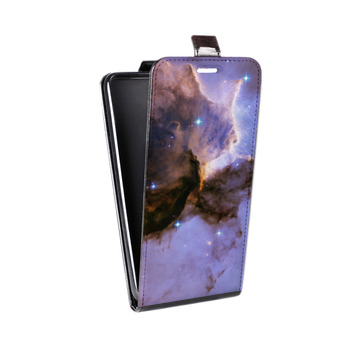 Дизайнерский вертикальный чехол-книжка для Samsung Galaxy S6 Edge Млечный путь (на заказ)