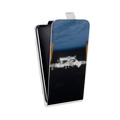 Дизайнерский вертикальный чехол-книжка для Sony Xperia go Орбита