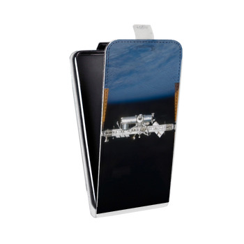 Дизайнерский вертикальный чехол-книжка для Iphone 7 Plus / 8 Plus Орбита (на заказ)