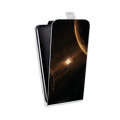 Дизайнерский вертикальный чехол-книжка для Huawei Mate S Планеты