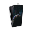Дизайнерский вертикальный чехол-книжка для Sony Xperia go Планеты