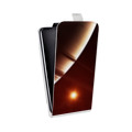Дизайнерский вертикальный чехол-книжка для Alcatel One Touch Pop C9 Планеты