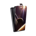 Дизайнерский вертикальный чехол-книжка для HTC One X10 Планеты