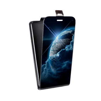 Дизайнерский вертикальный чехол-книжка для Iphone 7 Планеты (на заказ)