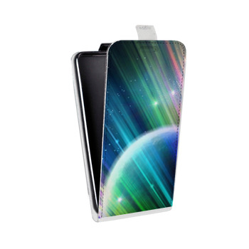 Дизайнерский вертикальный чехол-книжка для Sony Xperia E4g Планеты (на заказ)