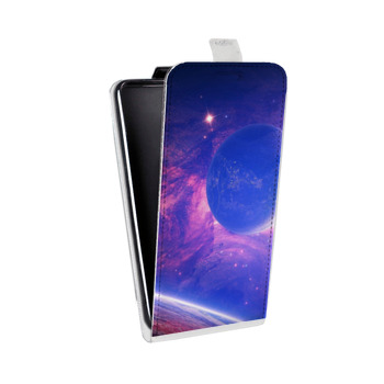 Дизайнерский вертикальный чехол-книжка для Huawei Honor 9X Lite Планеты (на заказ)