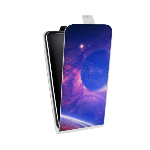 Дизайнерский вертикальный чехол-книжка для Samsung Galaxy Grand Планеты