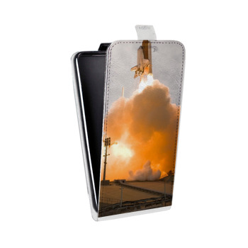 Дизайнерский вертикальный чехол-книжка для Samsung Galaxy S6 Edge Космодром (на заказ)