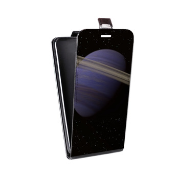 Дизайнерский вертикальный чехол-книжка для Samsung Galaxy S6 Edge Сатурн (на заказ)