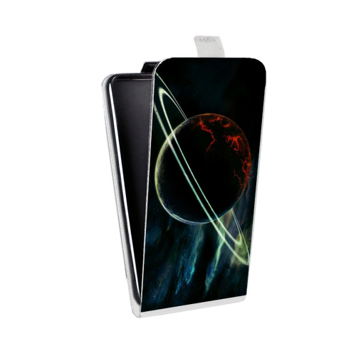 Дизайнерский вертикальный чехол-книжка для Realme 7 Pro Сатурн