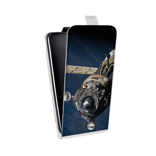 Дизайнерский вертикальный чехол-книжка для Huawei Honor 7C Pro Орбита