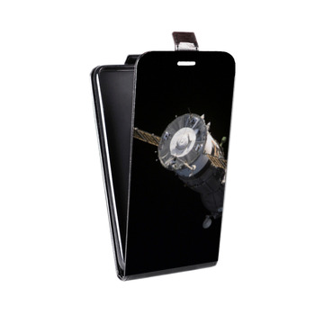 Дизайнерский вертикальный чехол-книжка для Iphone 7 Орбита (на заказ)