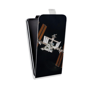 Дизайнерский вертикальный чехол-книжка для Iphone Xs Max Орбита (на заказ)