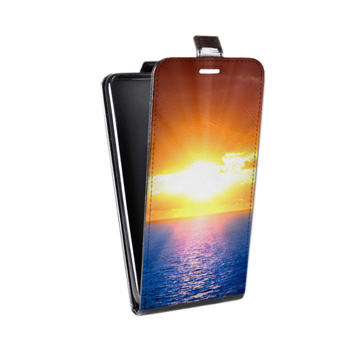 Дизайнерский вертикальный чехол-книжка для ASUS ZenFone 4 Pro Солнце