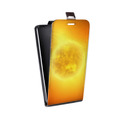 Дизайнерский вертикальный чехол-книжка для HTC One A9S Солнце