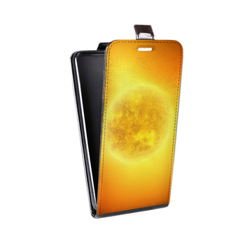 Дизайнерский вертикальный чехол-книжка для HTC Desire V Солнце (на заказ)
