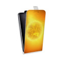 Дизайнерский вертикальный чехол-книжка для LG L80 Солнце