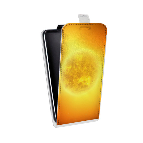 Дизайнерский вертикальный чехол-книжка для Alcatel Idol 5S Солнце