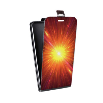 Дизайнерский вертикальный чехол-книжка для Xiaomi RedMi 8 Солнце (на заказ)