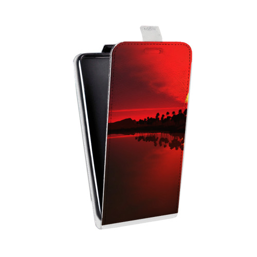 Дизайнерский вертикальный чехол-книжка для Lenovo K6 Солнце