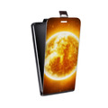 Дизайнерский вертикальный чехол-книжка для HTC Desire 616 Солнце