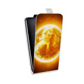 Дизайнерский вертикальный чехол-книжка для Samsung Galaxy Grand Солнце