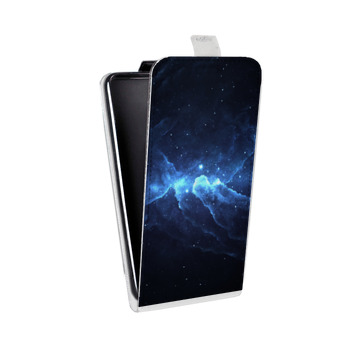 Дизайнерский вертикальный чехол-книжка для Samsung Galaxy S6 Edge Туманность (на заказ)