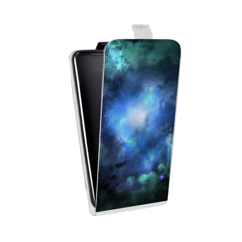 Дизайнерский вертикальный чехол-книжка для Iphone 11 Pro Туманность