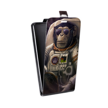 Дизайнерский вертикальный чехол-книжка для OnePlus 6T Космонавт (на заказ)