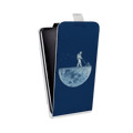 Дизайнерский вертикальный чехол-книжка для Nokia 7 Космонавт