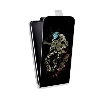 Дизайнерский вертикальный чехол-книжка для HTC One Mini Космонавт (на заказ)