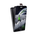 Дизайнерский вертикальный чехол-книжка для Realme C11 Космонавт
