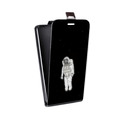 Дизайнерский вертикальный чехол-книжка для HTC Desire 12 Космонавт