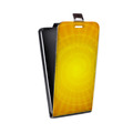 Дизайнерский вертикальный чехол-книжка для HTC Desire 12 Солнце