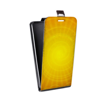Дизайнерский вертикальный чехол-книжка для Huawei P20 Lite Солнце (на заказ)