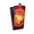 Дизайнерский вертикальный чехол-книжка для Asus ZenFone 3 Deluxe Солнце