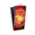 Дизайнерский вертикальный чехол-книжка для Alcatel Shine Lite Солнце